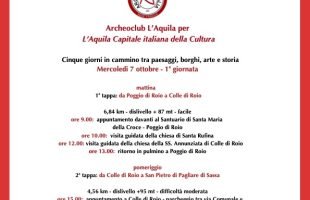 1 - Prima giornata "Il Cammino dell'Aquila"